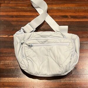 Vera Bradley Quilted Crossbody Bag light blue